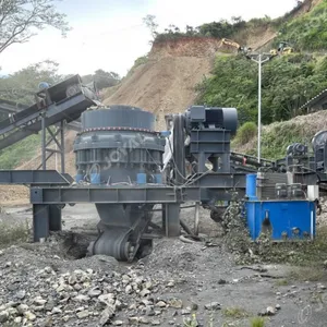 200TPH Granite Stone Crushing Plant in Ghana, With Jaw Crusher and Cone Crusher With Diesel Generator for Road Civil Project thumbnail-4