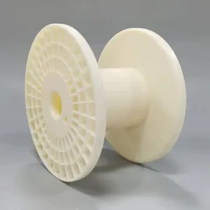 Professional Industrial Long-Term Wire Drum Spool Plastic Custom Loop H-shaped Steel Wheel Power Cord Pulley Moulding Processing thumbnail-3