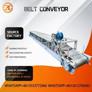 TD75 Light Type Fixed Belt Conveyor Low Cost For Power Plant Fly Ash Grain Silo Ash Handling Equipment thumbnail-2