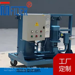 High Solid‑Content Oil Purifier, Mobile Filter Cart For Heavy Contaminated Waste Oil Regeneration thumbnail-2