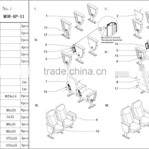 China Factory Auditorium Chair thumbnail-3
