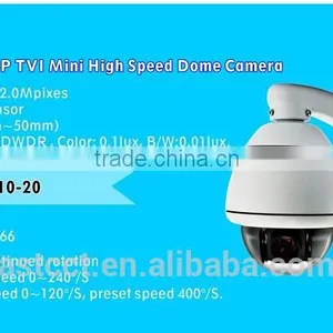 Hot Selling 2.0MP PTZ HD-TVI Speed Dome Camera CMOS 1080P Camera Outdoor TVI PTZ With Waterproof thumbnail-2
