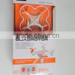 2015 NEW!Manufactury W66183R 2.4G 4CH Mini RC Quadcopter With Protective Ring 3D High Light Nano Dron thumbnail-3