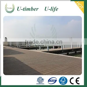 Wood Grain WPC Composite Decking for Yard thumbnail-1