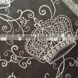 2016 Lace Accessory Hot Glass Yarn Fabric Polyester Lace Milk Silk Full Lace thumbnail-4
