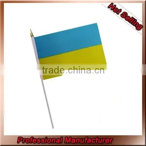 Wholesale Hand National Flag in Ukraine Design thumbnail-1