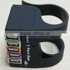 Multi-TT Mode Micro USB 7 Port Hub With Convenient Mini-B Connector thumbnail-3