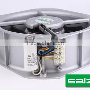 SALZER PD225M-220 225X225X80mm TUV CE Approved AC Axial Fans With Metal Impeller IP54 thumbnail-3