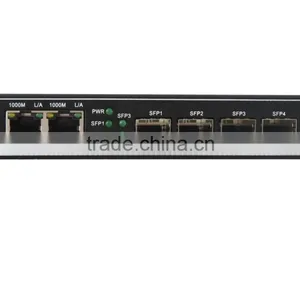 Hot Selling Gigabit Ethernet Optical Fiber Switch 2 Rj45 Ports & 4sfp Sockets thumbnail-1