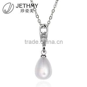 Unique Design Simple European Styles Platinum Fashion Zircon Charm Pendant thumbnail-1