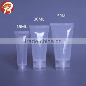 15ml 30ml 50ml PVC Clear Plastic Tube for Body Lotion, and Cosmetic Tubes Packaging Supplier's Choice thumbnail-1