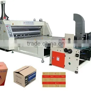 Automatic Corrugated Carton Box Printing Slotting Packing Machine thumbnail-1