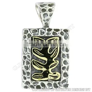 Silver Leaf Pendant Wholesale, Handmade Pendants Wholesale,wholesale Pendant Jewelry Suppliers India thumbnail-1