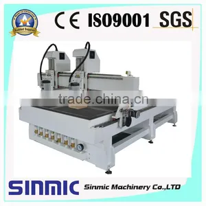 High Quality Double Heads Cnc Router Machine for Sale S/C-1325-2 thumbnail-1