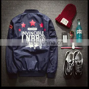 2016 Fashion Casual Outdoor Bomber Air Force Jackets With Retro Embroidery thumbnail-2