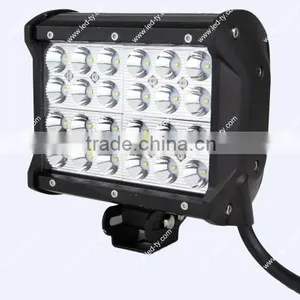72W Cheap LED Light Bars Aluminum Housing LED Driving Light Bar 6.5 Inch LED Work Light Bar thumbnail-3