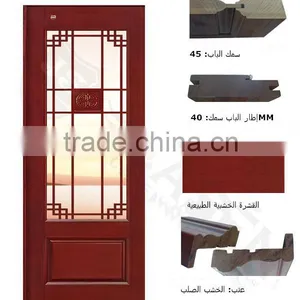 Chinese Style Fancy Woodwork Folding Screen Door thumbnail-2