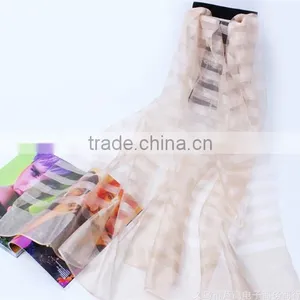 Fashion 2015 High Quality Tassel Silk Chiffon Scarf thumbnail-6