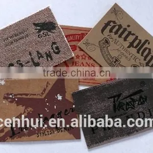 2015 New Fashion High Quality Custom Leather Patch Badge thumbnail-1