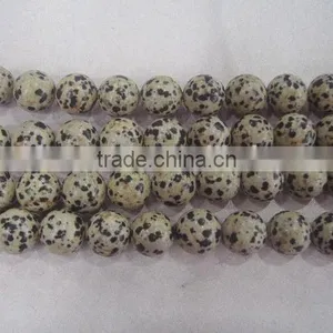 Dalmatine Jasper Round Bead for Necklace Decoration thumbnail-2