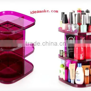 360Degree Spinning Rotating Makeup Organizer thumbnail-6