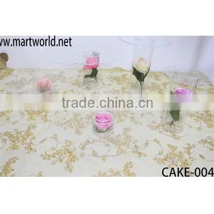 2015 Latest Wholesale Acrylic Tube Cake Stand for Cake Display for Wedding Cake Holders (CAKE-004) Quality Choice thumbnail-3
