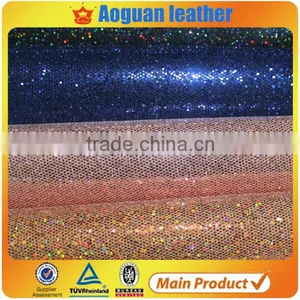 Grid Glitter Leather for Shoes and Decoration Colorful Strip thumbnail-4