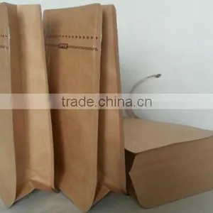 Square Bottom Beautiful Recyclable Paper Bag With Zipper thumbnail-6