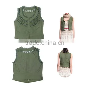 New Fashion Lace Vest Coat (DS120155) thumbnail-1