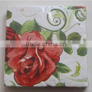 High Quality Logo Printed Colorful Feature Paper Napkins for Dinner thumbnail-3