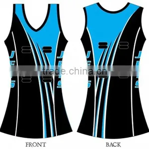 Stripe Design Netball A-line Dress Sublimation Made thumbnail-2