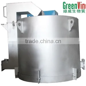 Hot Sale Automatic Industrial Biomass Wood Pellet Burner Aluminium Melting Furnace 300/500/800/1000KG Capacity thumbnail-1
