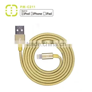 Customized Braided Mfi Cable With Metal Housing thumbnail-2