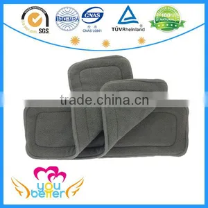 Charcoal Bamboo Nappy Insert Reusable Diaper Inserts thumbnail-1