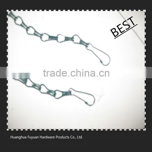 Used Iron Hanging Flower Plant Pot Holder Hanger Basket Chains thumbnail-3