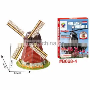 Holland Flower Shop 3D Jigsaw Puzzle Perfect Educational Kid Toy thumbnail-6