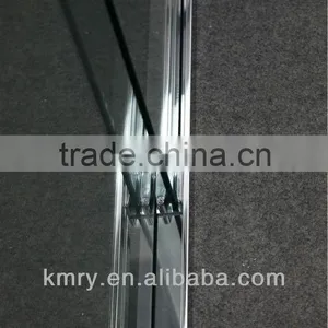 Magnetic Seal Tempered Glass Double Sliding Bathtub Shower Screens (KD5202) thumbnail-5