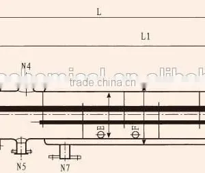 Glass-lined Shell-Tube Heat Exchanger/coaxial Heat Exchanger thumbnail-2