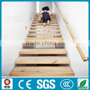 Modern Indoor Wood Floating Stairs Design thumbnail-6