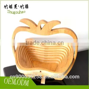 Examples of Handicrafts Bamboo Fruit Bowl Wood Color thumbnail-1