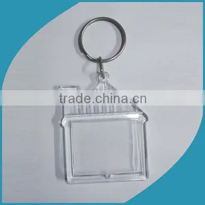 Plastic Photo Insert Keychain thumbnail-1