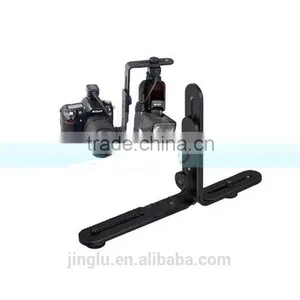 L-Shaped Double Dual Metal Bracket Holder Mount for Camera Speedlite Flash thumbnail-3
