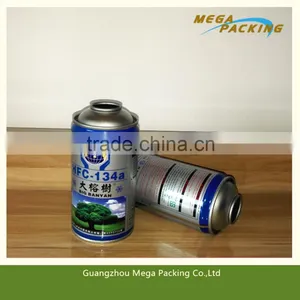 Diam.65mm Empty Aerosol Spray Tin Can for Car Refrigerant Refilling 134a, 4 Color CMYK Printing thumbnail-1