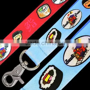 High Quality Adjustable Cheap Lanyard With Carabiner Hook thumbnail-1
