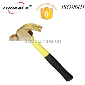 0.25kg/0.5kg/0.68kg Beryllium Copper Non Sparking Non Magnetic Hammer Claw,safety Nail Hammer thumbnail-1