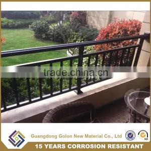 Wholesale OEM & ODM Balcony Balustrade Wrought Iron Cheap Deck Railings With AkzoNobel Powder Coating thumbnail-2
