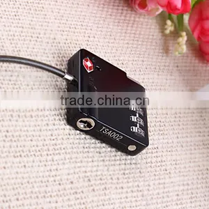 2015 New Trendy Style Safe Suitcase Lock Travel Lock TSA Cable Lock thumbnail-2