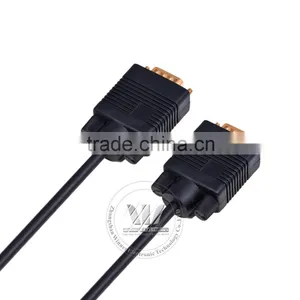 Gold Plated HD 15 M/M 3+4 VGA Monitor Cable With Ferrites 6 Feet, 100% Bare Copper thumbnail-2