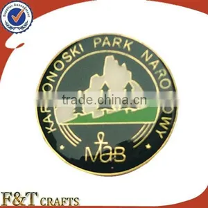 Custom Environmental Protection Soft Enamel Badge With Epoxy Dome thumbnail-1