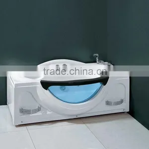 Foshan China CE/ETL Apprival Massage Whirlpool Acrylic Bathtub With Glass Fibre thumbnail-2